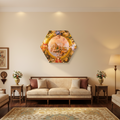 Baroque Celestial Fresco Hexagon Wall Art