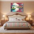 Riverside Reverie — Serene Watercolour Landscape Wall Art