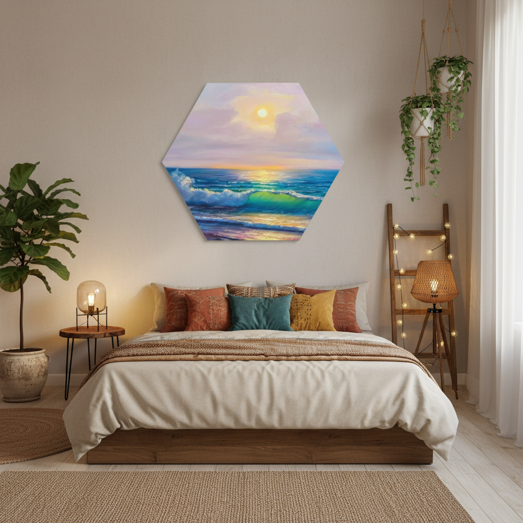 Serene Ocean Sunset — Premium Wall Art