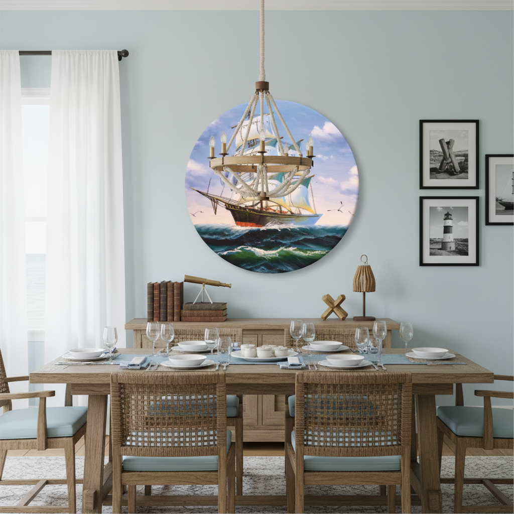 Majestic Tall Ship — Nautical Canvas Wall Art
