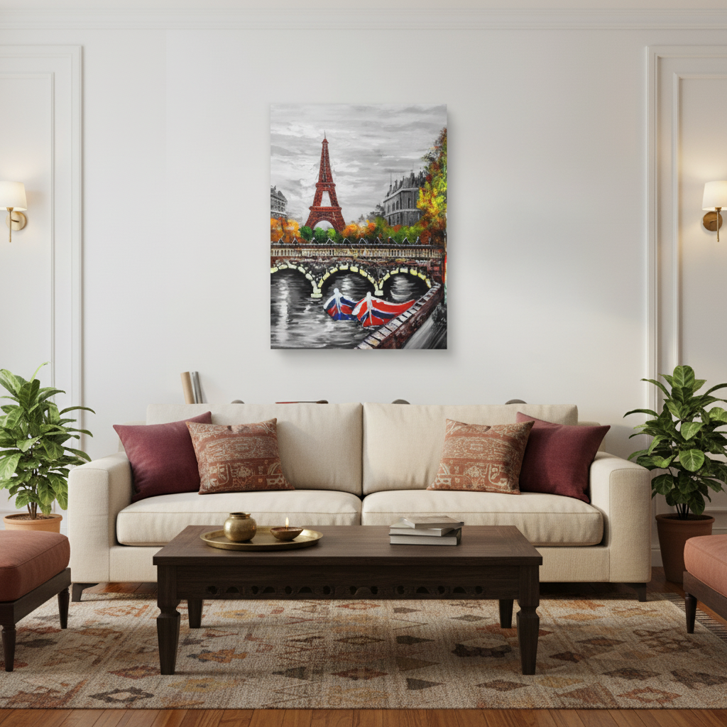 Rouge Paris – Eiffel Tower Wall Art