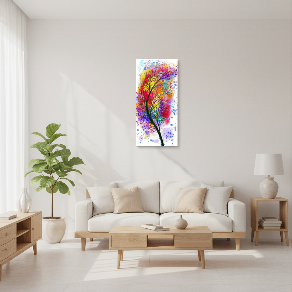 Rainbow Tree of Life Wall Art