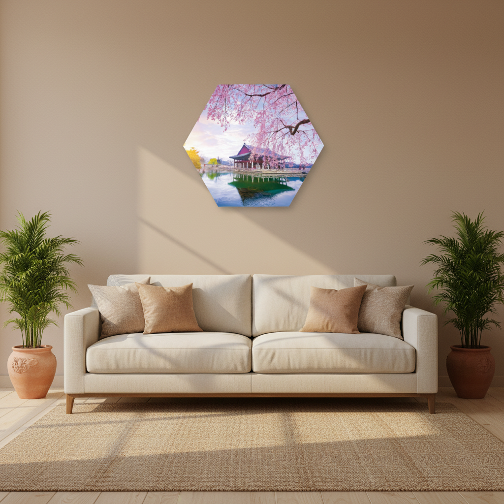 Cherry Blossom Pavilion Wall Art