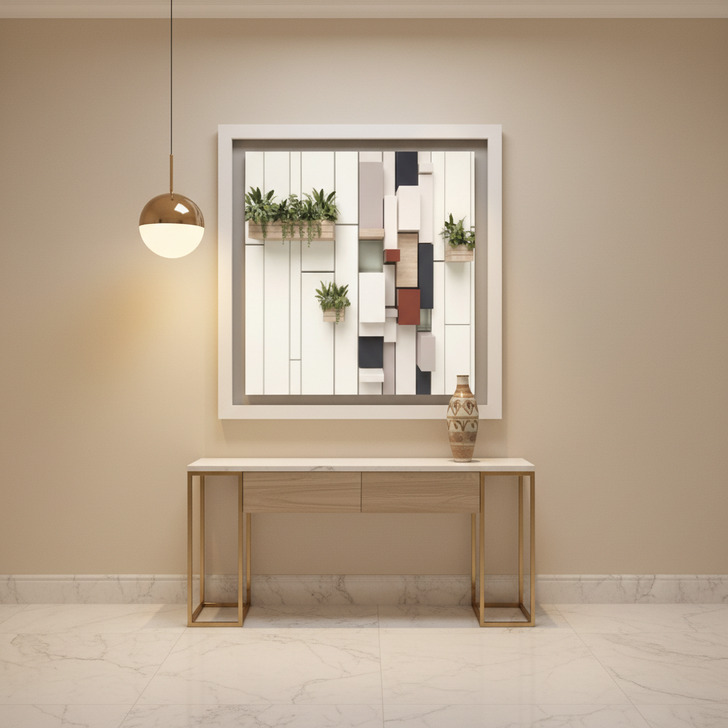 Urban Garden — 3D Geometric Botanical Wall Art