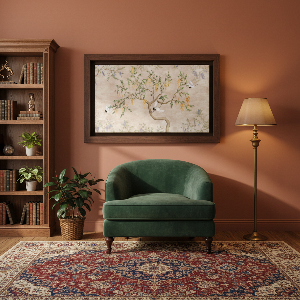 Chinoiserie Blossom Tree — Soft Luxury Wall Art