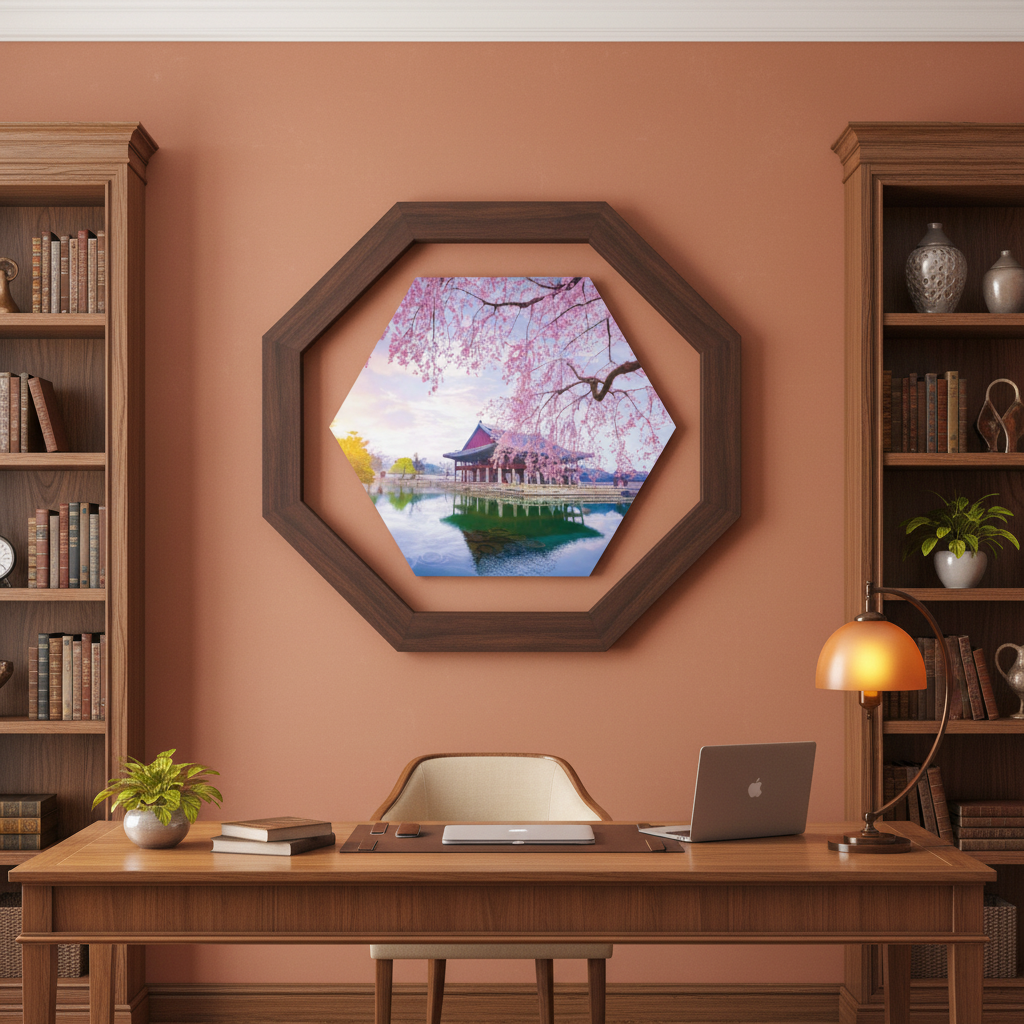 Cherry Blossom Pavilion Wall Art