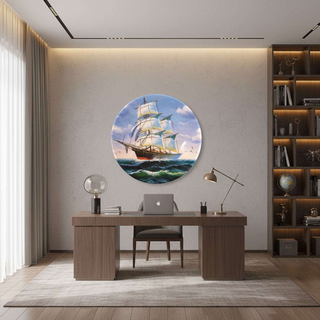 Majestic Tall Ship — Nautical Canvas Wall Art