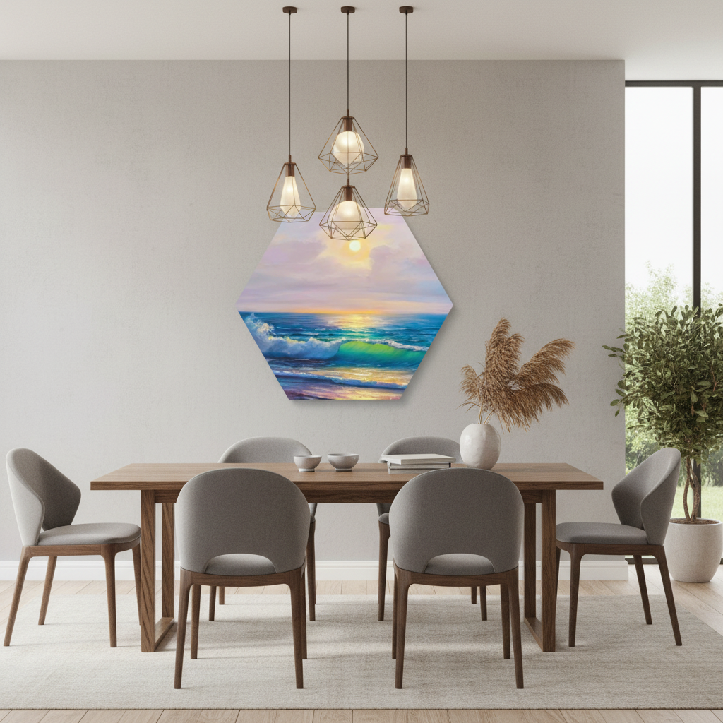 Serene Ocean Sunset — Premium Wall Art