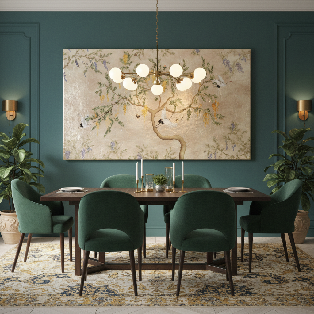 Chinoiserie Blossom Tree — Soft Luxury Wall Art