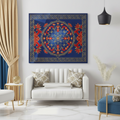 Royal Blue Mandala Medallion Wall Art