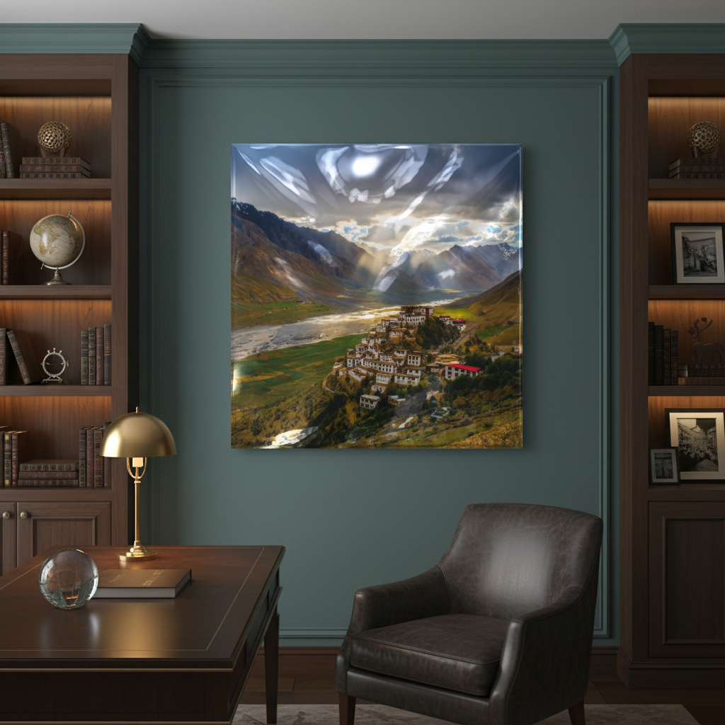Divine Light – Spiti Valley Monastery Wall Art