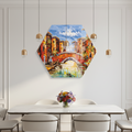 Venice Canal Hexagon Wall Art